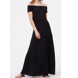 Loft Off-Shoulder Maxi Dress Sz SP NWT